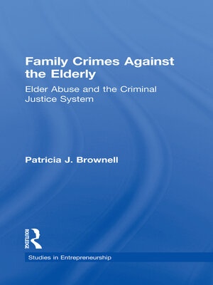cover image of Family Crimes Against the Elderly